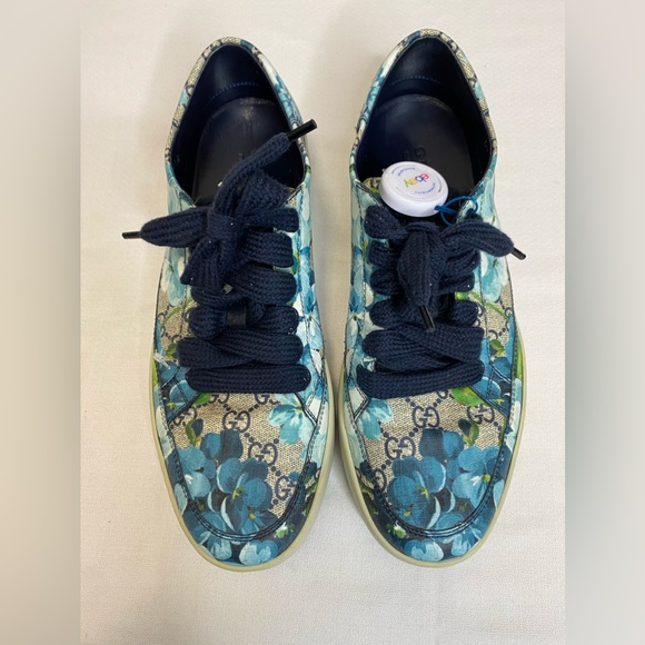 GUCCI
GUCCI MEN'S BLOOM FLOWER PRINT BLUE SUPREME GG CANVAS SNEAKER SHOES 9.5 - Picture 4 of 14